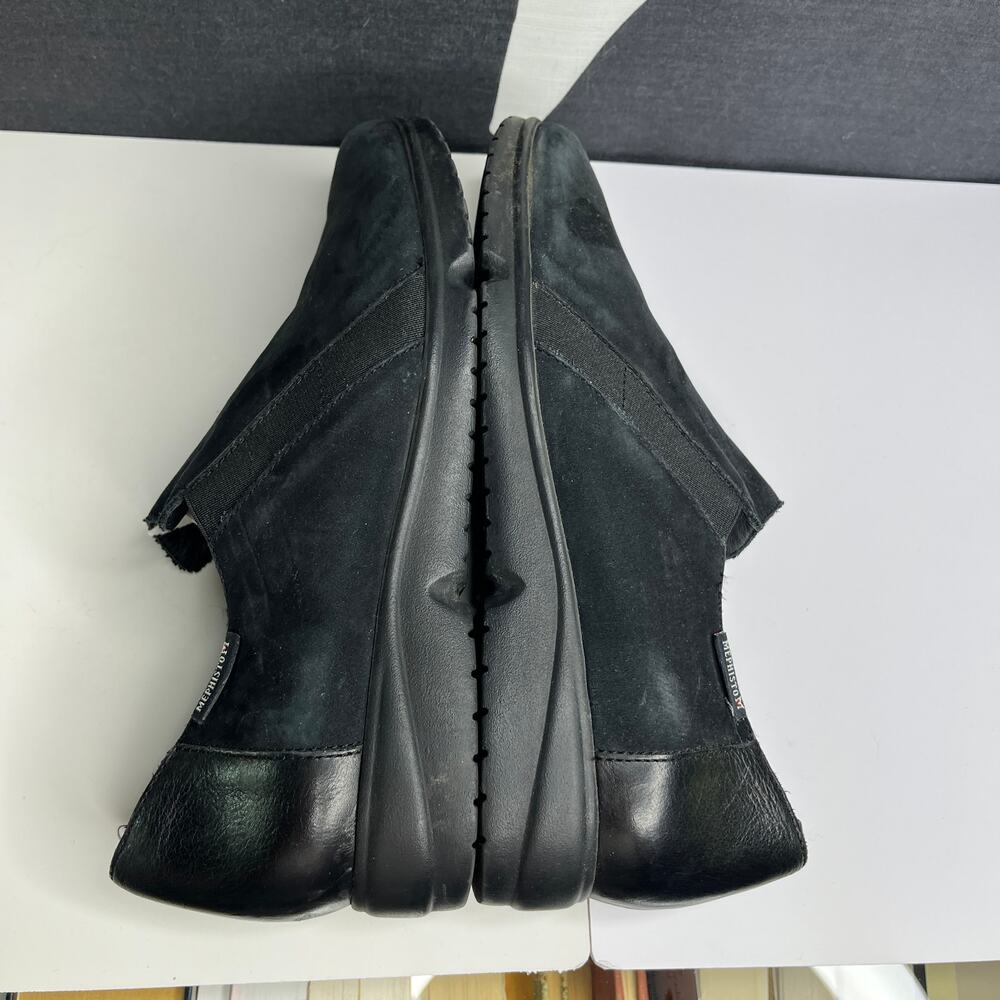 Mephisto Women's Loafers Size 7 Black Romea Leather Slip On Comfort - Picture 6 of 12